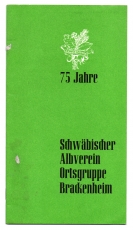 75 Jahre Schwäbischer Albverein Ortsgruppe Brackenheim.