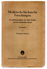 Meißnisch-Sächsische Forschungen.