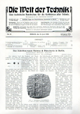 Die Welt der Technik.