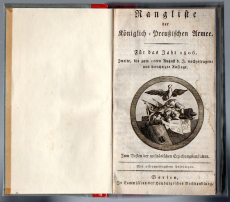 Rangliste der Königlich-Preußischen Armee.