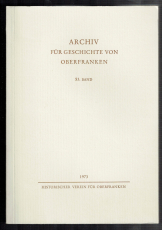Archiv für Geschichte von Oberfranken.