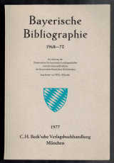 Bayerische Bibliographie.