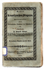 Neues Lausitzisches Magazin.