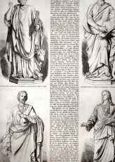 Die Evangelisten, Statuen von A. Wolff in Berlin.