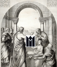 Die Erweckung von Jairus' Töchterlein.