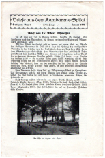 Briefe aus dem Lambarene-Spital.