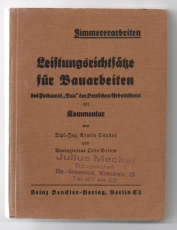 Zimmererarbeiten. Leistungsrichtsätze für Bauarbeiten des Fachamts 