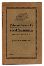 Reform-Steindecke und Steinwand nach D. R. P. und D. R. G. M.