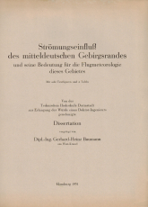 Strömungseinfluß des mitteldeutschen Gebirgsrandes und seine Bedeutung für die Flugmeteorologie dieses Gebietes.