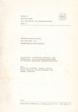 Bevölkerungsprognosen als Beiträge zur Stadtentwicklungsplanung.