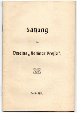 Satzung des Vereins 