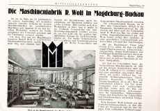 Die Maschinenfabrik R. Wolf in Magdeburg-Buckau.