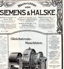 Nachrichten von Siemens & Halske.