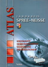 Atlas des Landkreises Spree-Neisse und der kreisfreien Stadt Cottbus.