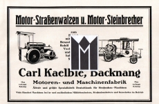 Carl Kaelble, Backnang, Motoren- und Maschinenfabrik.