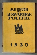 Jahrbuch für auswärtige Politik.
