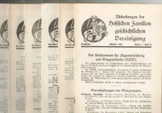Mitteilungen der Hessischen Familiengeschichtlichen Vereinigung.