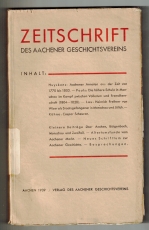 Zeitschrift des Aachener Geschichtsvereins.