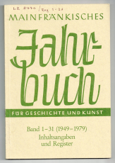 Mainfränkisches Jahrbuch für Geschichte und Kunst.
