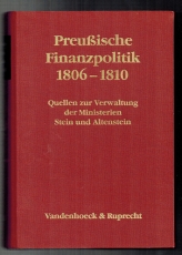 Preußische Finanzpolitik 1806-1810.