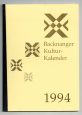 Backnanger Kultur-Kalender 1994.