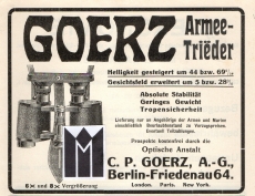Optische Anstalt C. P. Goerz A.-G:, Berlin-Friedenau 64.