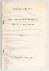 Dem Andenken Kaarle Krohns.