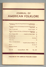 Journal of American Folklore.