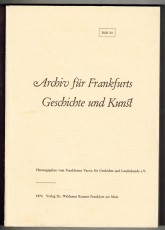 Archiv für Frankfurts Geschichte und Kunst.