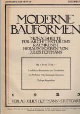 Moderne Bauformen.