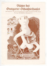 Blätter des Stuttgarter Schauspielhauses.