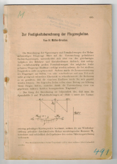 Zur Festigkeitsberechnung der Flugzeugholme.