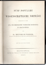 Fünf Populäre wissenschaftliche Vorträge