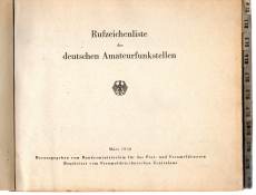 Rufzeichenliste der deutschen Amateurfunkstellen.