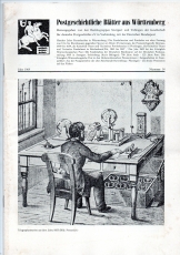 Postgeschichtliche Blätter aus Württemberg.