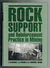 Rock Support and Reinforcement Practice in Mining.