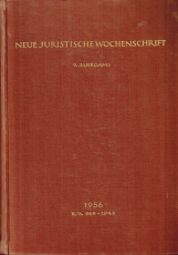 Neue Juristische Wochenschrift.