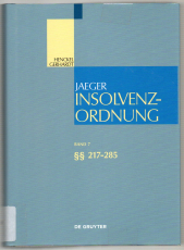 Insolvenzordnung.