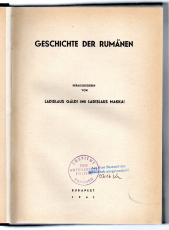 Geschichte der Rumänen.