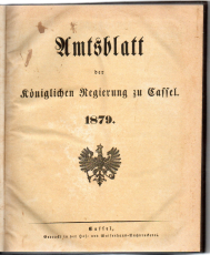 Amtsblatt der Königlichen Regierung zu Cassel.