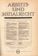 Arbeits- und Sozialrecht.