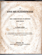Das Auge der Gliederthiere.