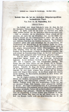 Bericht über die bei der deutschen Südpolarexpedition beobachteten Vögel.