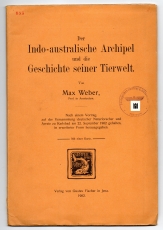 Der Indo-australische Archipel und die Geschichte seiner Tierwelt.