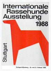 Internationale Rassehunde Ausstellung 1988 (Umschlagtitel).