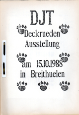 DJT Deckrueden Ausstellung am 15. 10.1988 in Breithuelen.