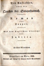 Cooper's sämmtliche Werke.