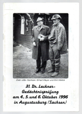 31. Dr. Lackner-Gedächtnisprüfung am 4., 5. und 6. Oktober 1996 in Augustusburg. (Sachsen).