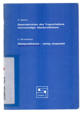Besonderheiten des Tragverhaltens dünnwandiger Stahlprofilbleche. Stahlprofilbleche - richtig eingesetzt.