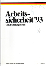 Arbeitssicherheit '93.